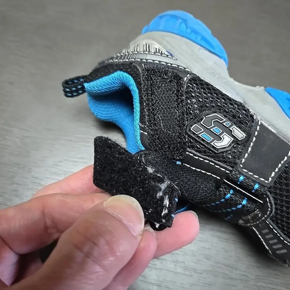 SKETCHERS SUPER Z l Boys sneakers Blue Black Size 6 Very Good Pre-owned - Picture 9 of 9